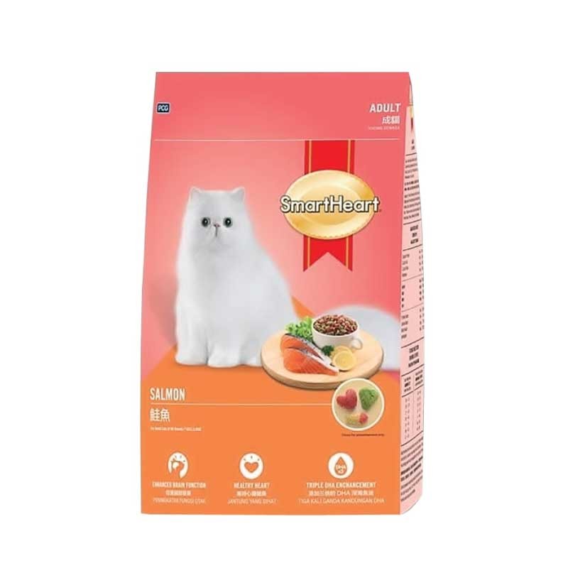 Smart Heart Adult Cat Food Salmon 3kg